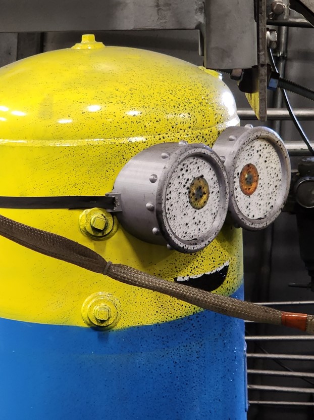 Yellow industrial equipment